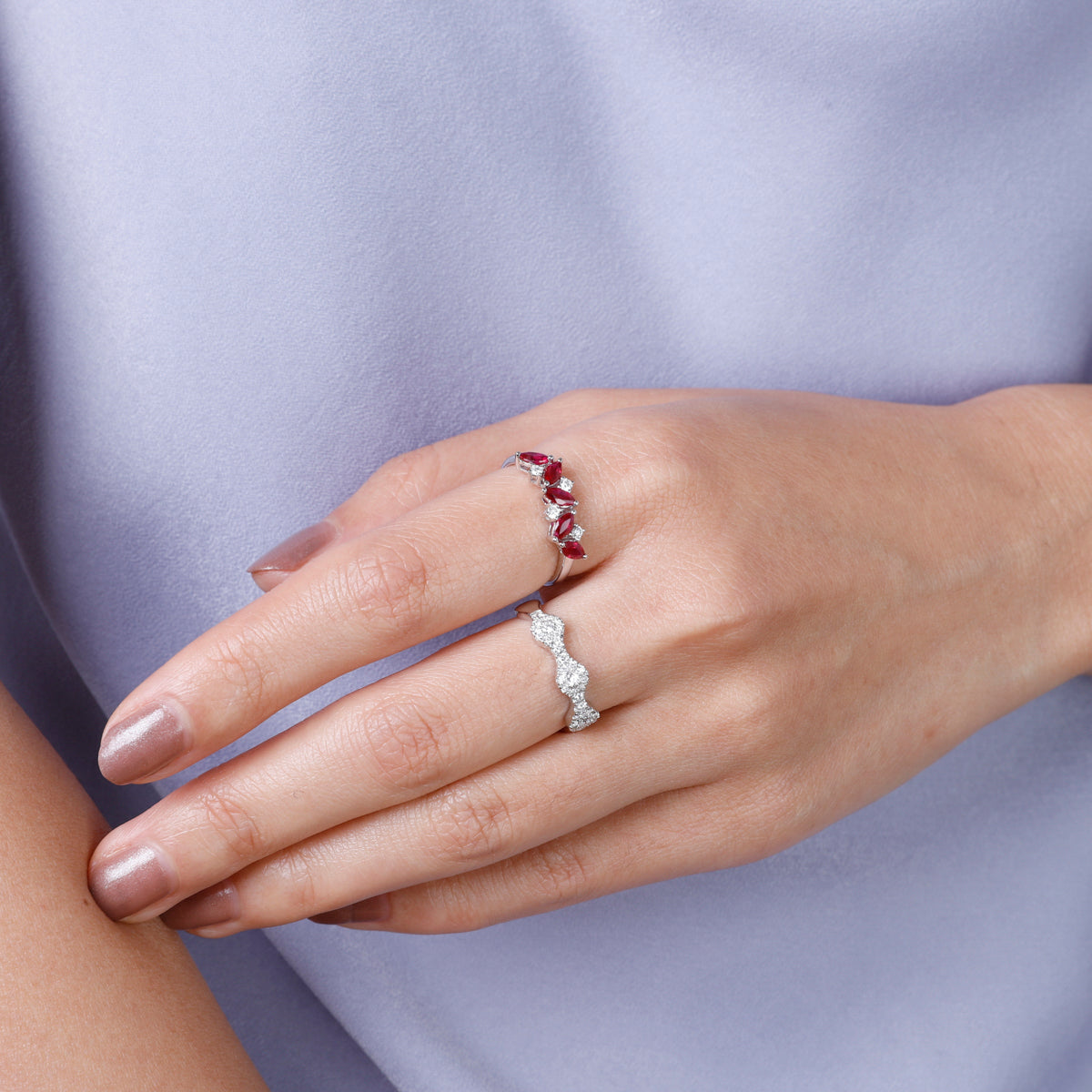 Marquise -Round Ring