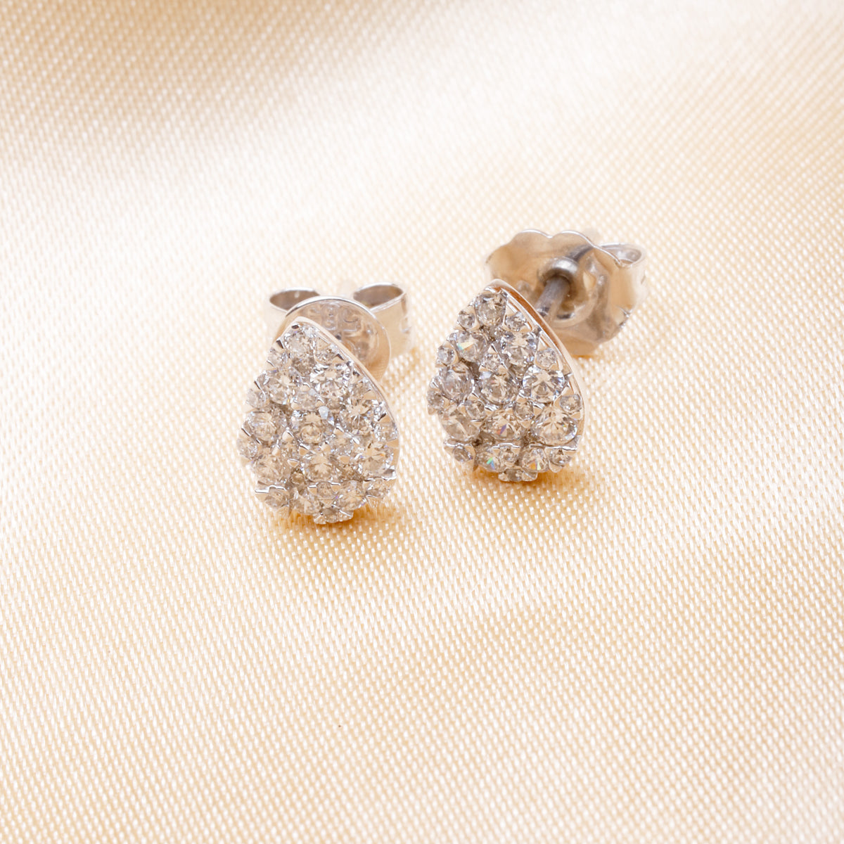 Diamond Teardrop Earrings are a timeless classic. Elegant design for daily use. 