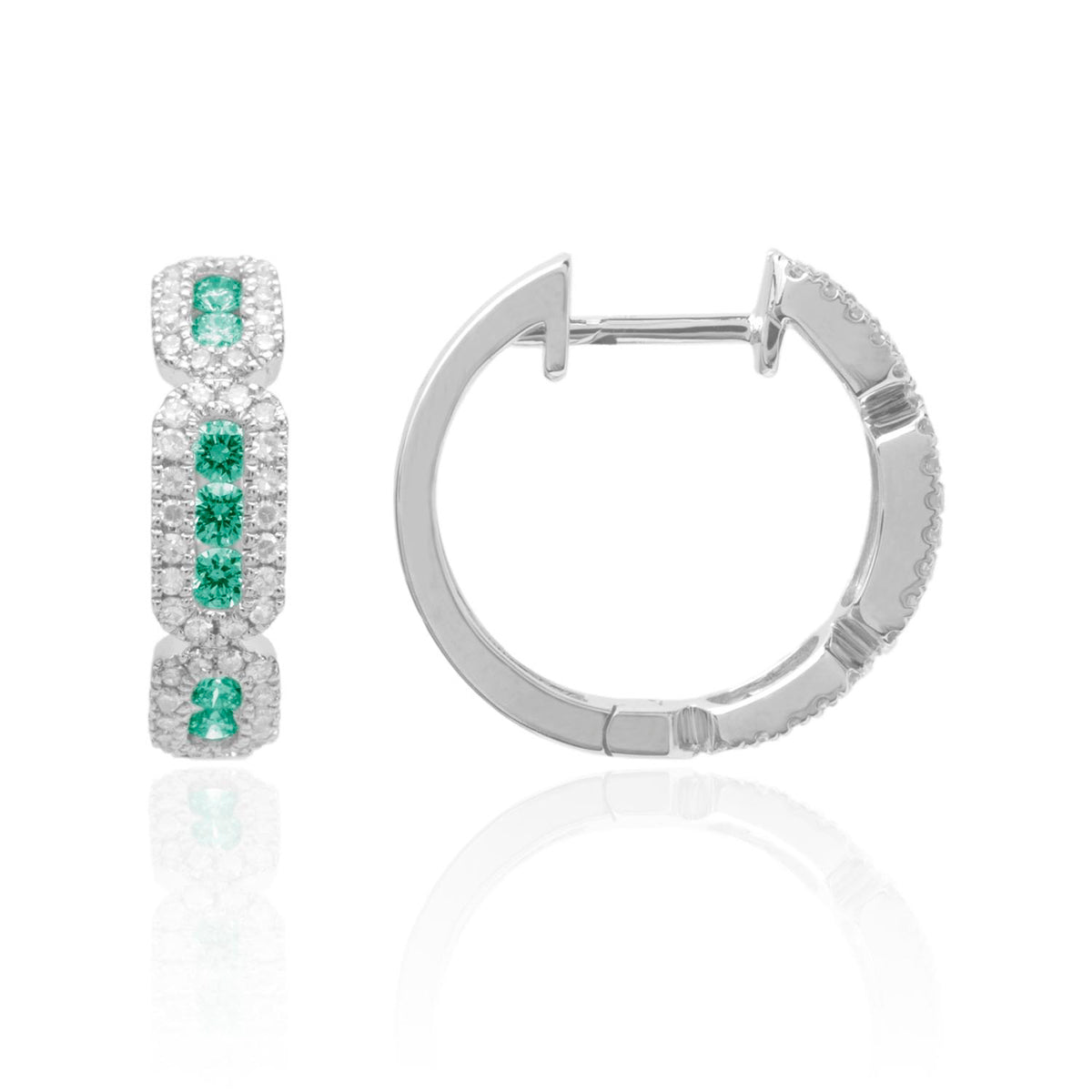 Art Deco hoops exude sophistication, with its intricate details and meticulous craftsmanship. 