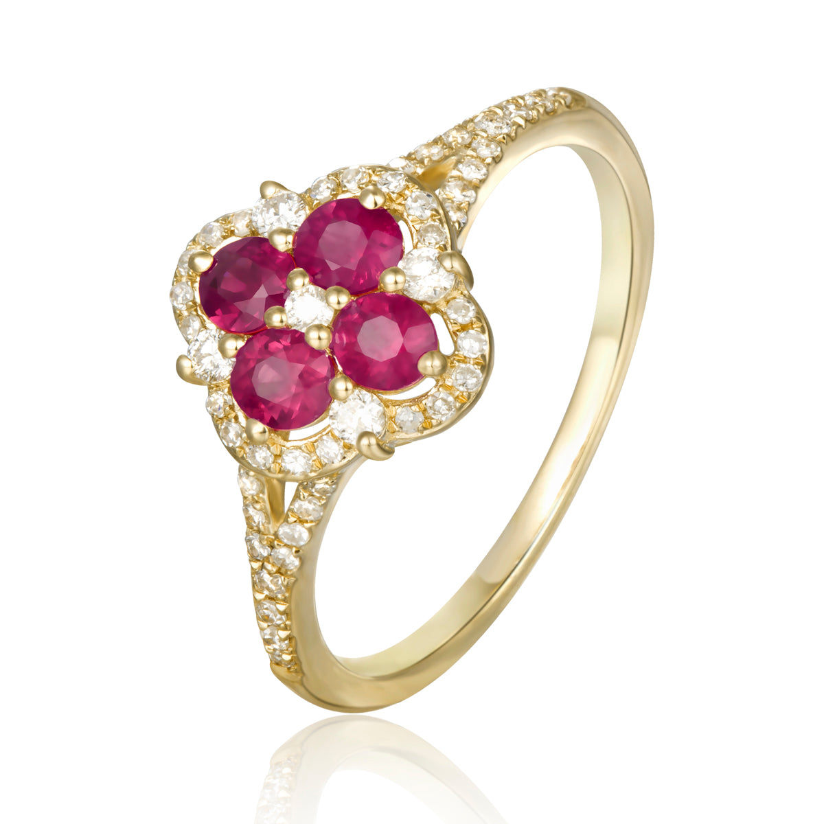 Albaharma ring collection. Stunning emerald ring with diamond accents.
