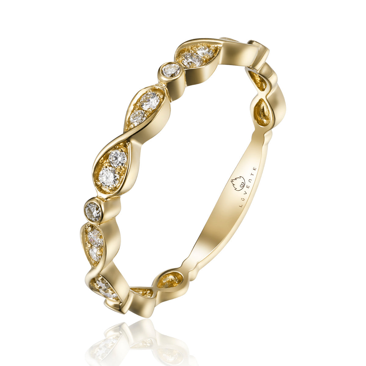 Infinity Diamond Stacking Band