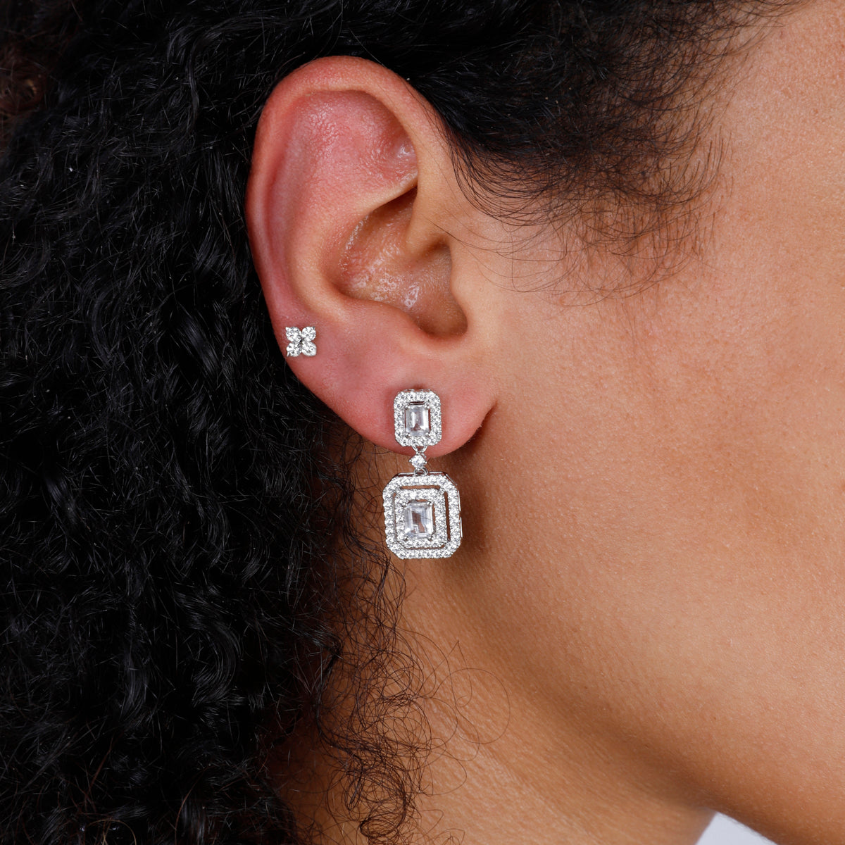 Mosaic Drop Earrings