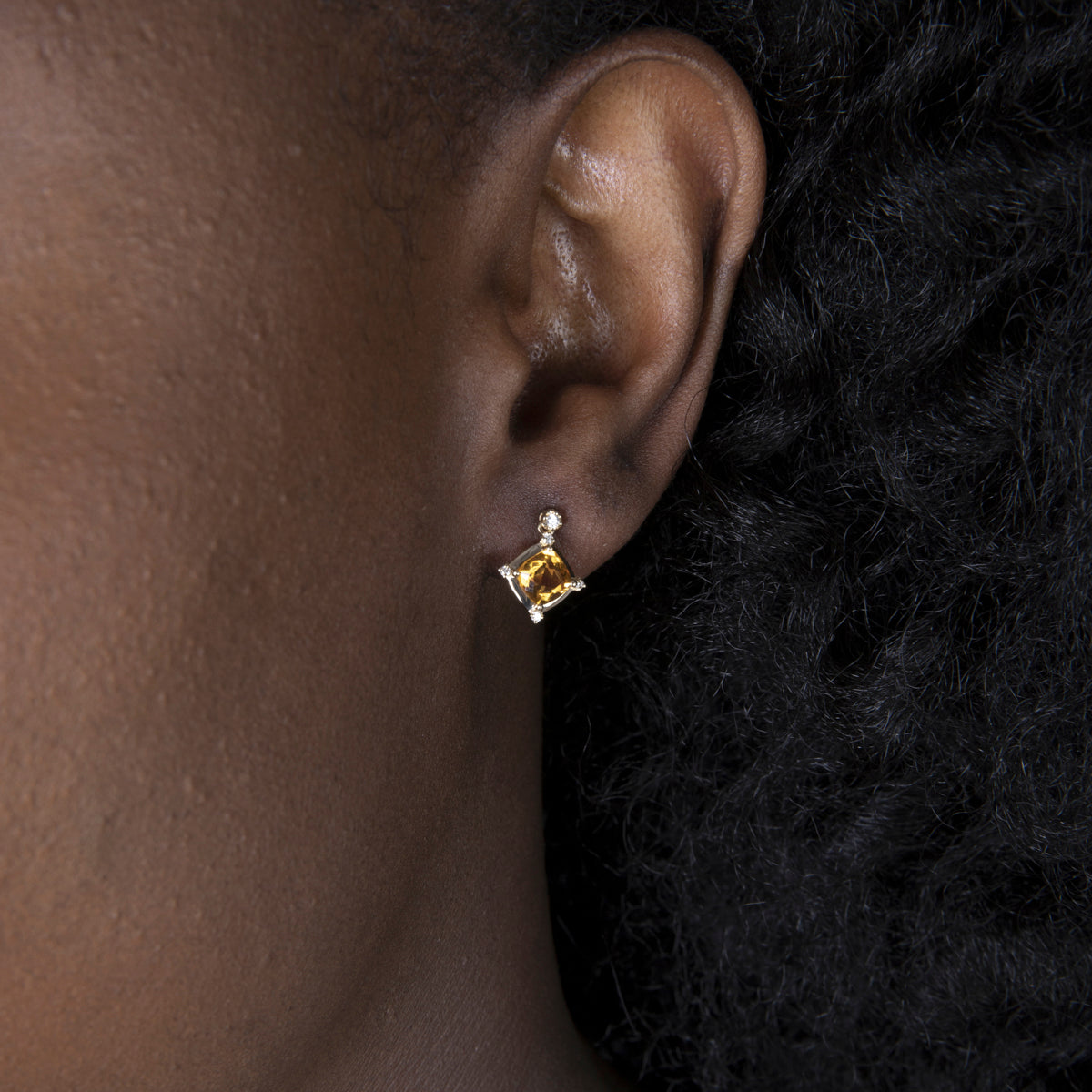 Semi Precious Minimal Studs