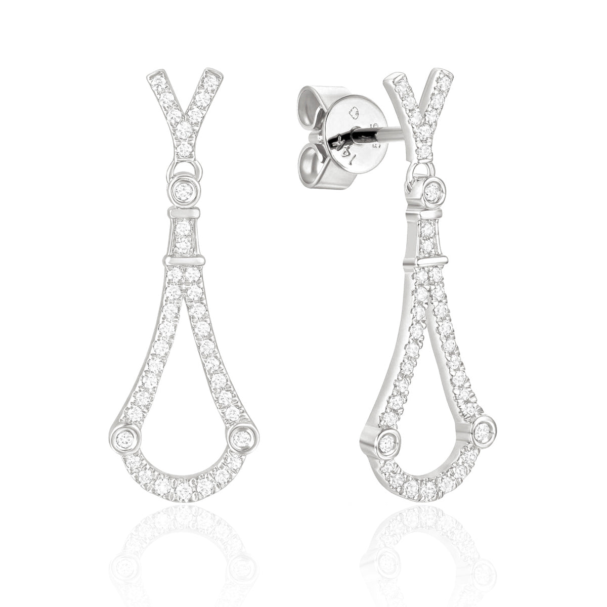 Diamond Dangle Earring Jackets