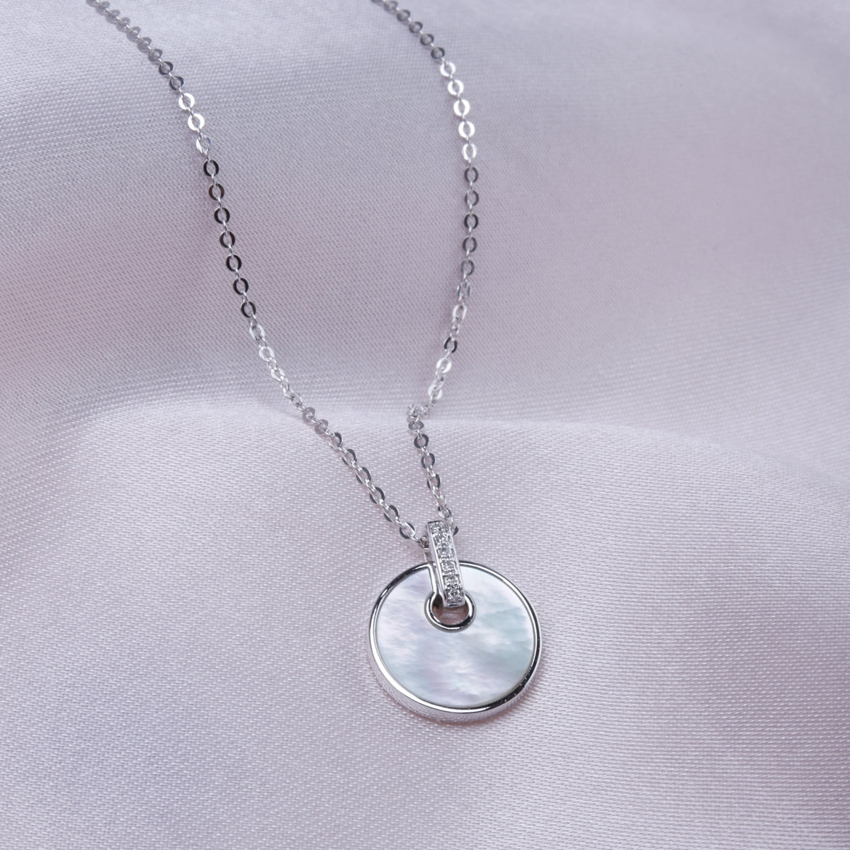 Round Disc Necklace