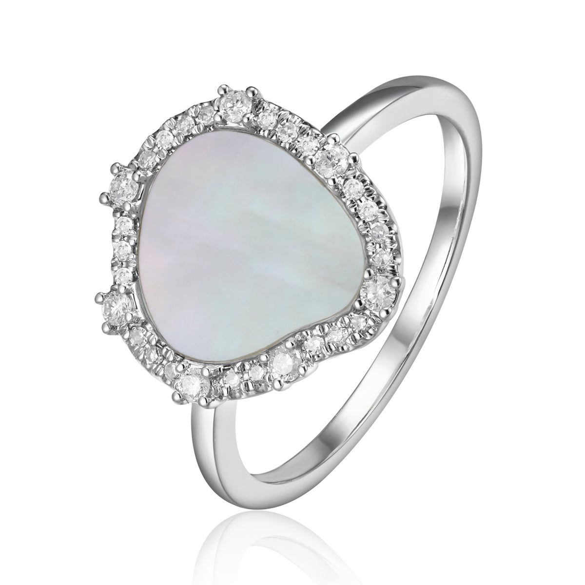 Mother of Pearl Stone Ring
