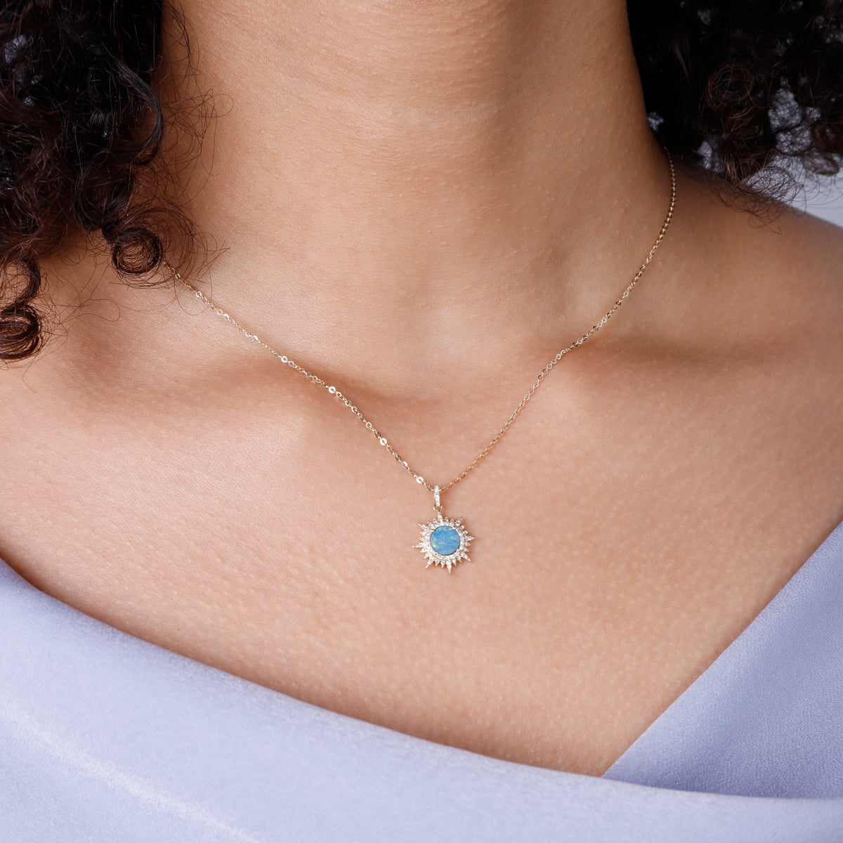 The Sun Opal Necklace