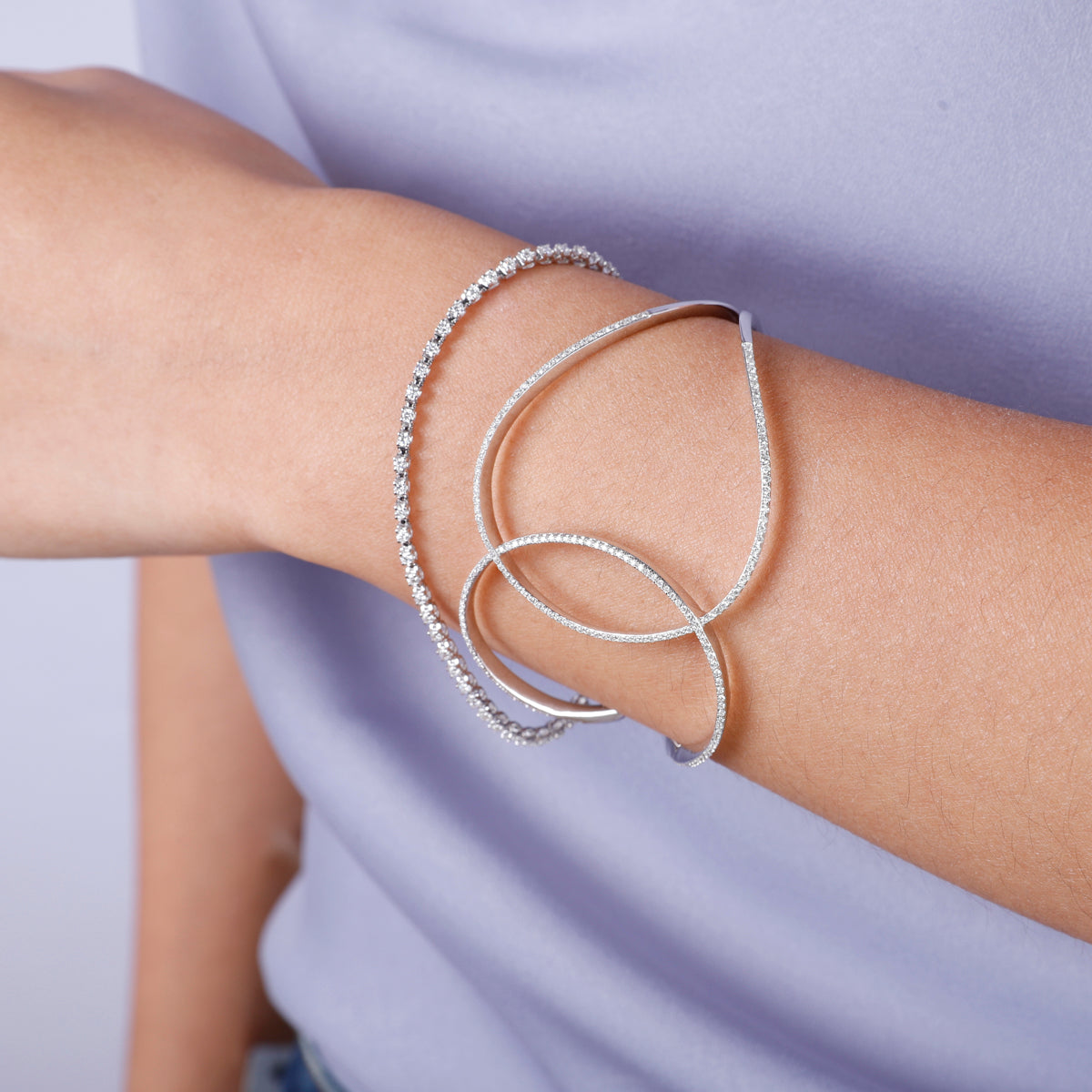 Interlocking Loop Bangle