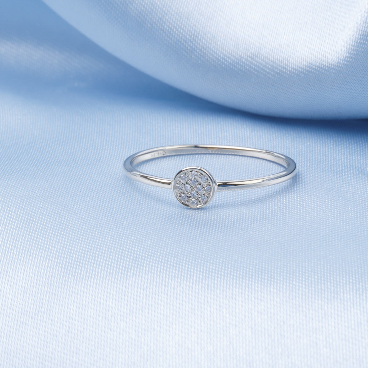 Diamond Disc Ring