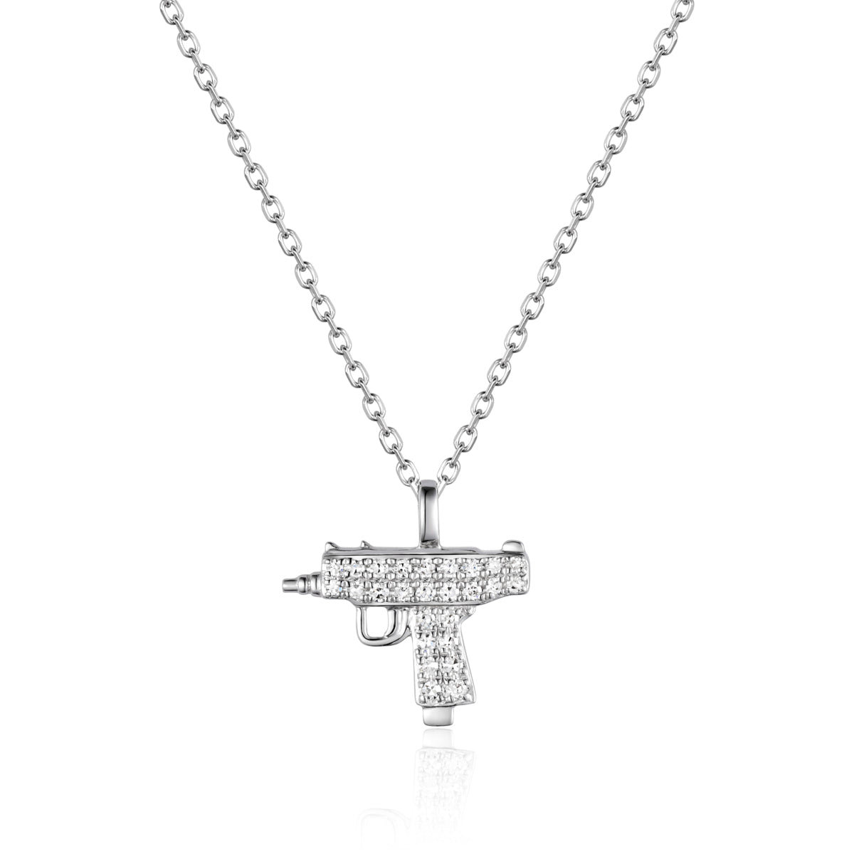 Uzi Diamond Necklace