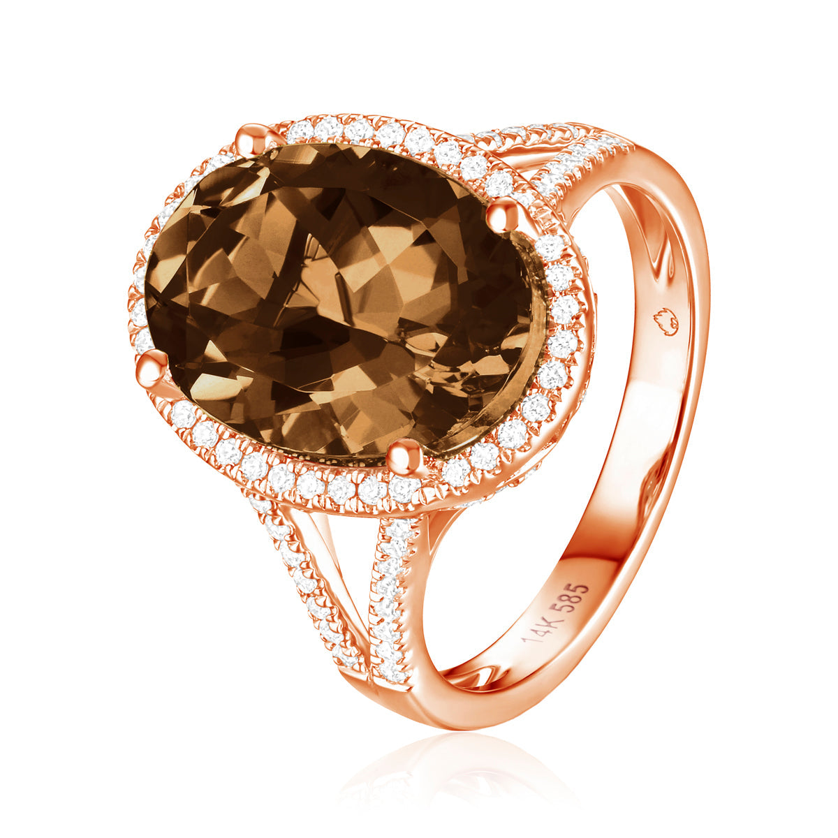 Timeless Oval Cut Halo Ring