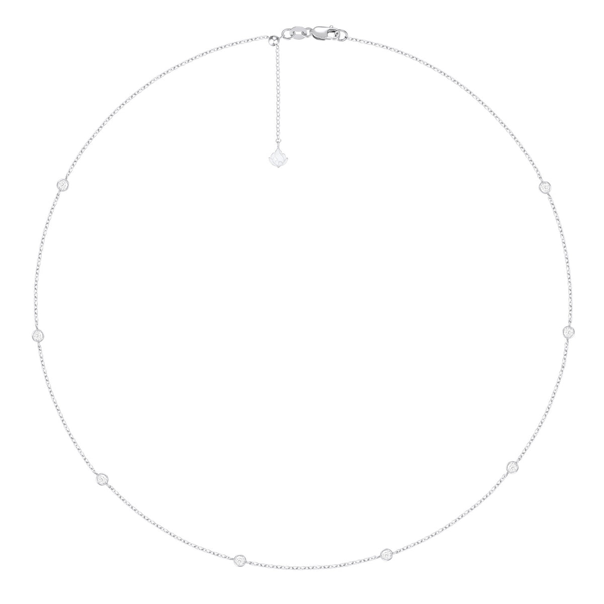 Beaded diamond made to adorn the neck of the most discerning wearer. Refined elegance in a necklace.