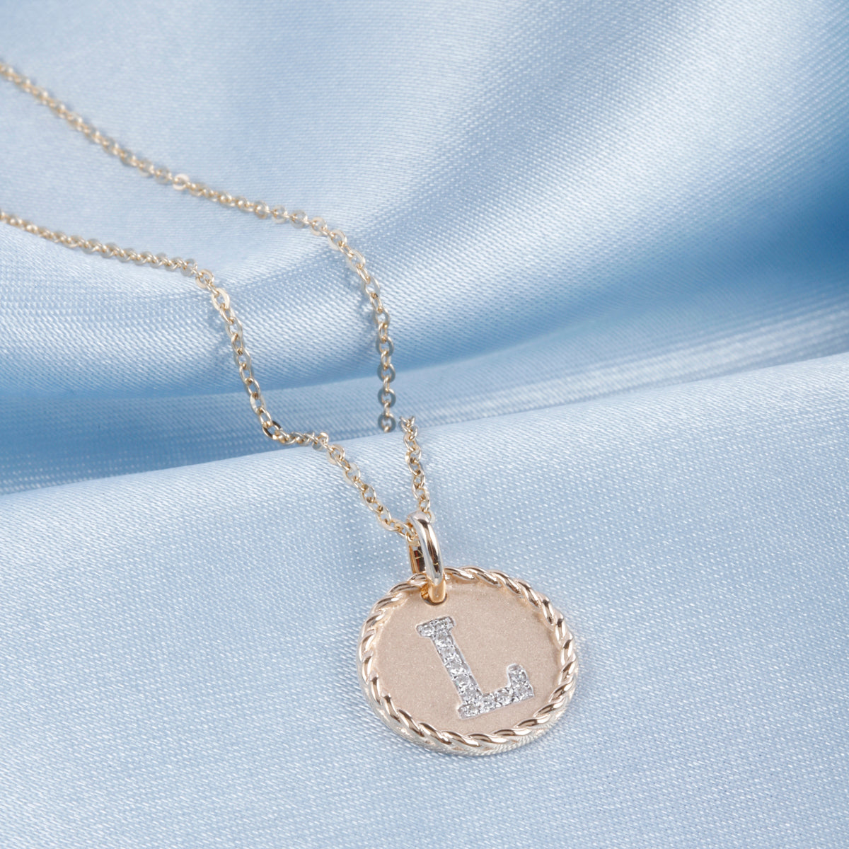 Initial Medallion Necklace