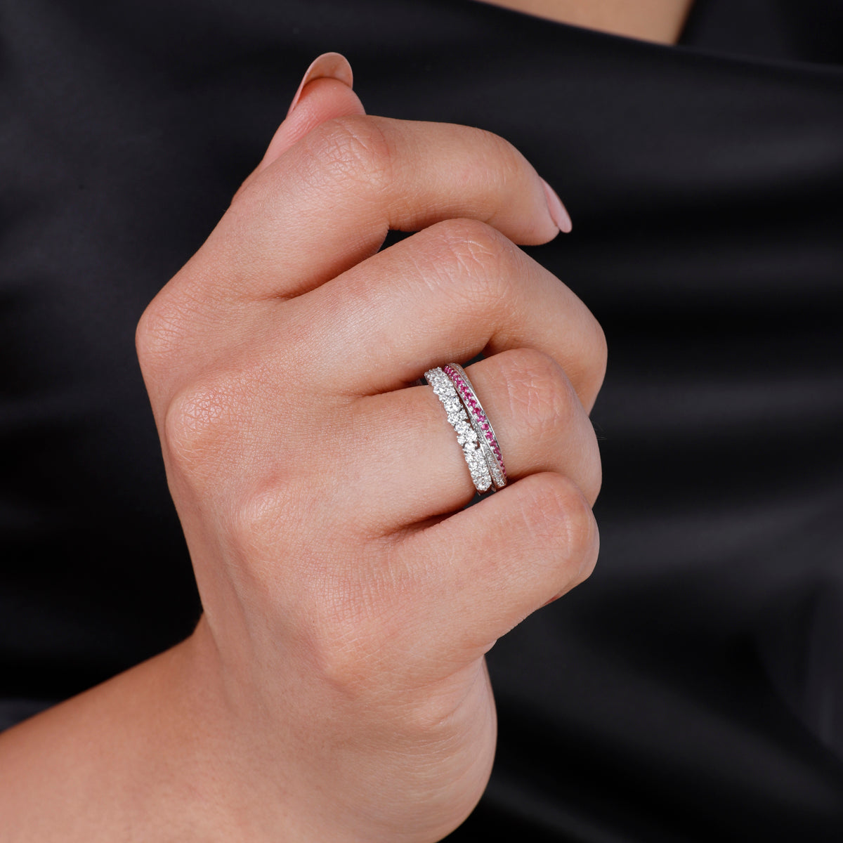 Crystal Diamond Ring