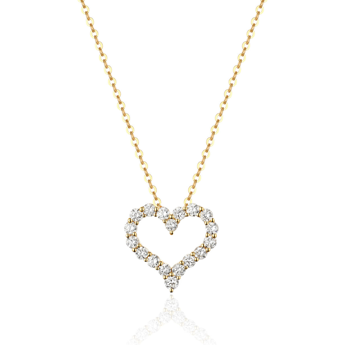 Mini Heart Diamond Necklace