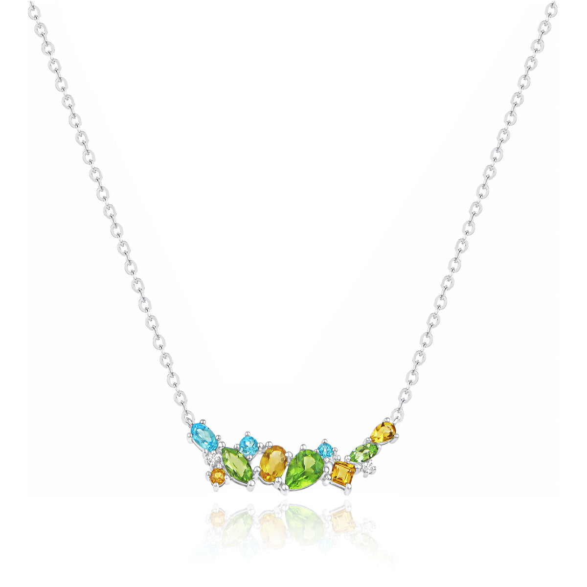 Dainty Multi Color Necklace