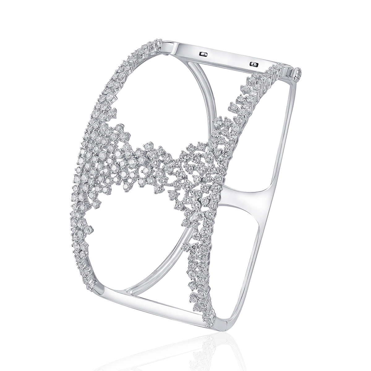 Hourglass Cascade Bangle