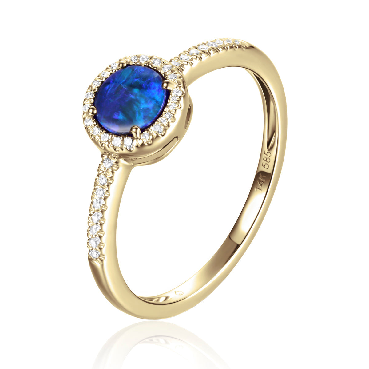Halo Round Ring