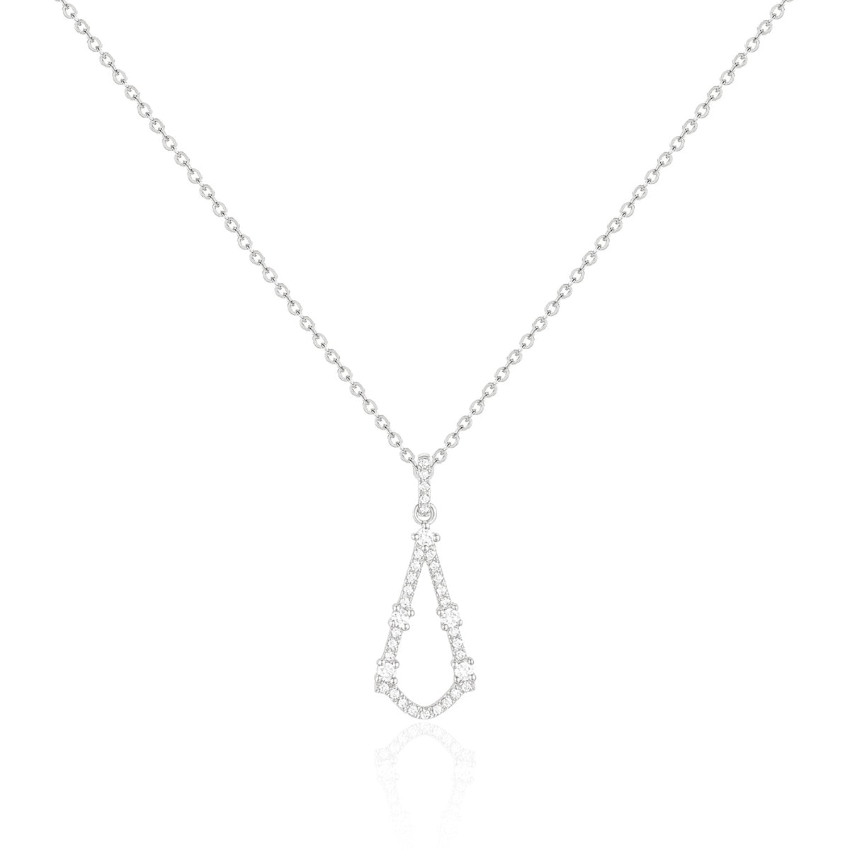 Diamond Teardrop Necklace