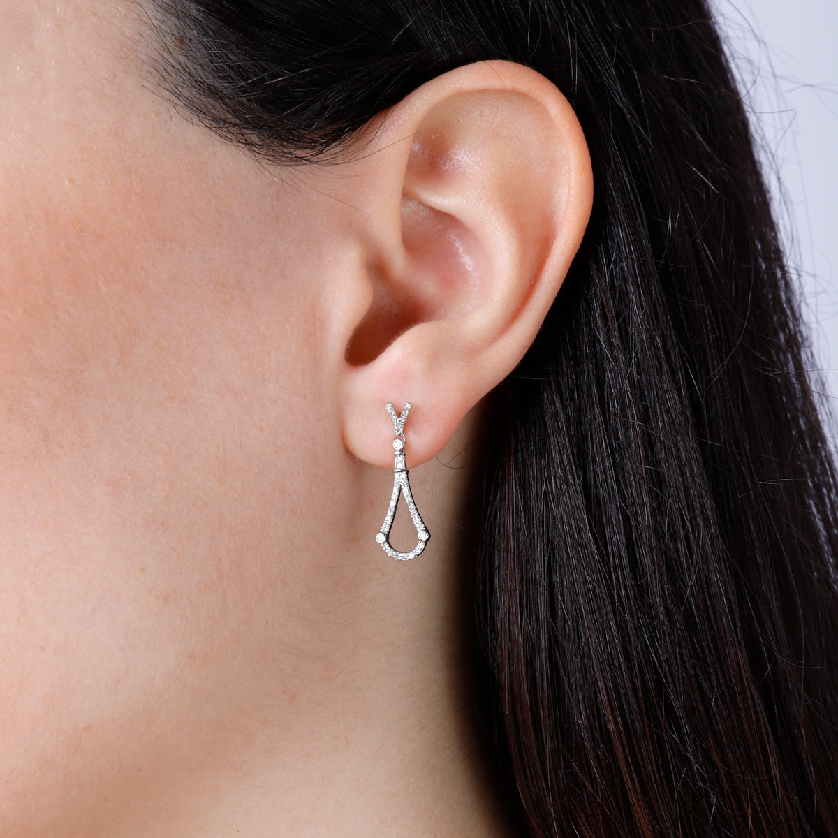 Diamond Dangle Earring Jackets