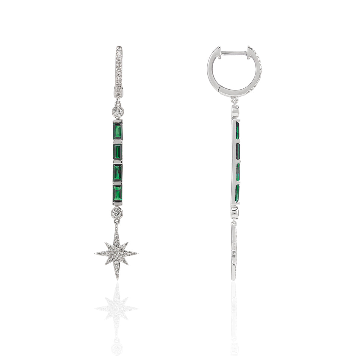 North Star Drop Earrings