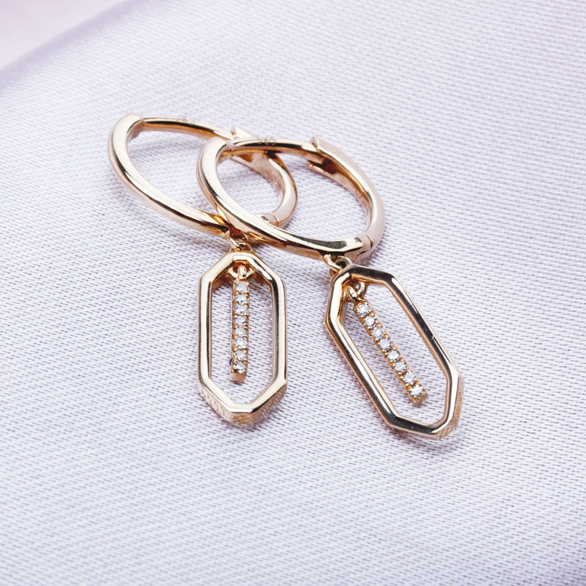 Open Marquis Dangle Earring