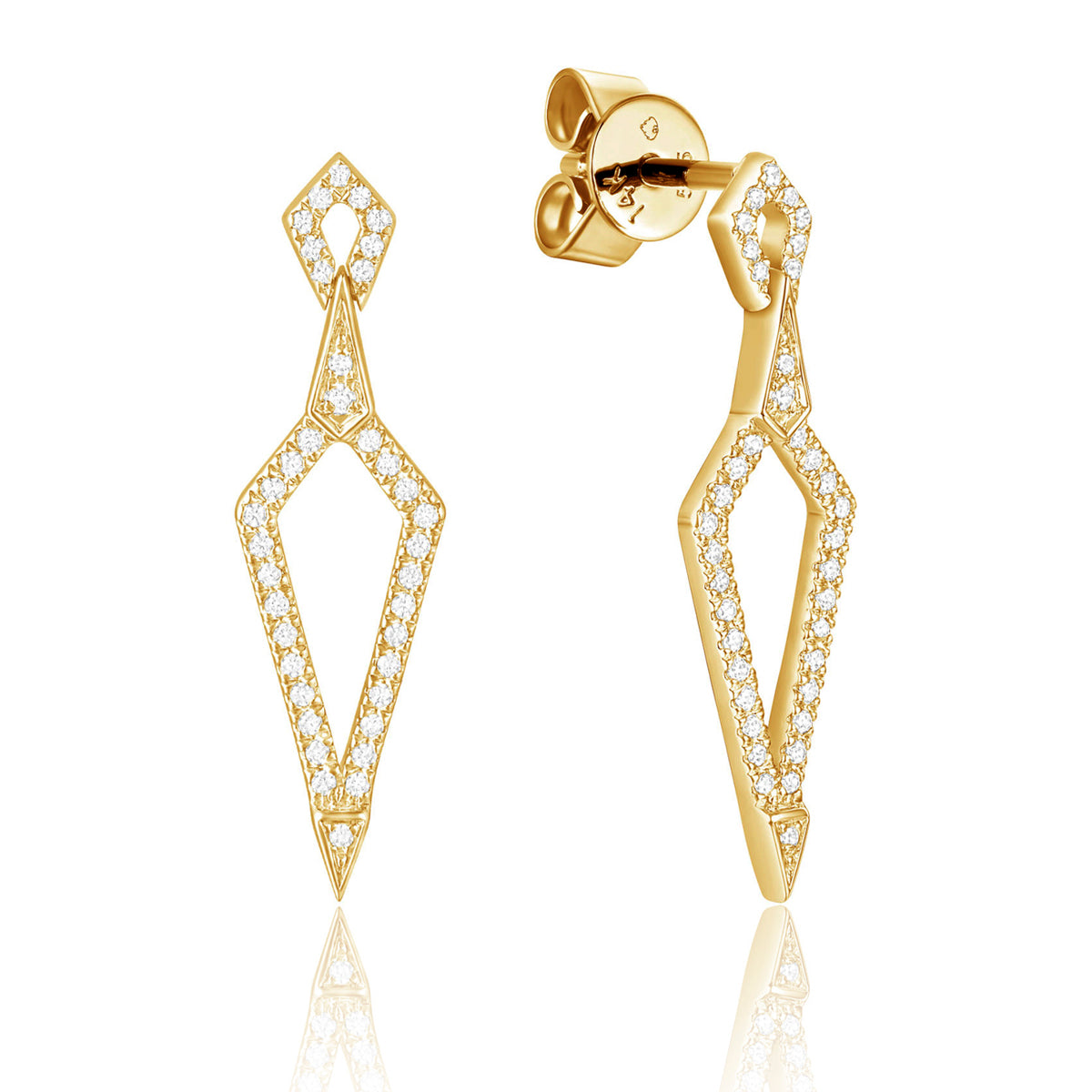 Kite Diamond Earrings