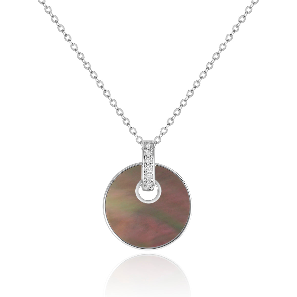 Round Disc Necklace