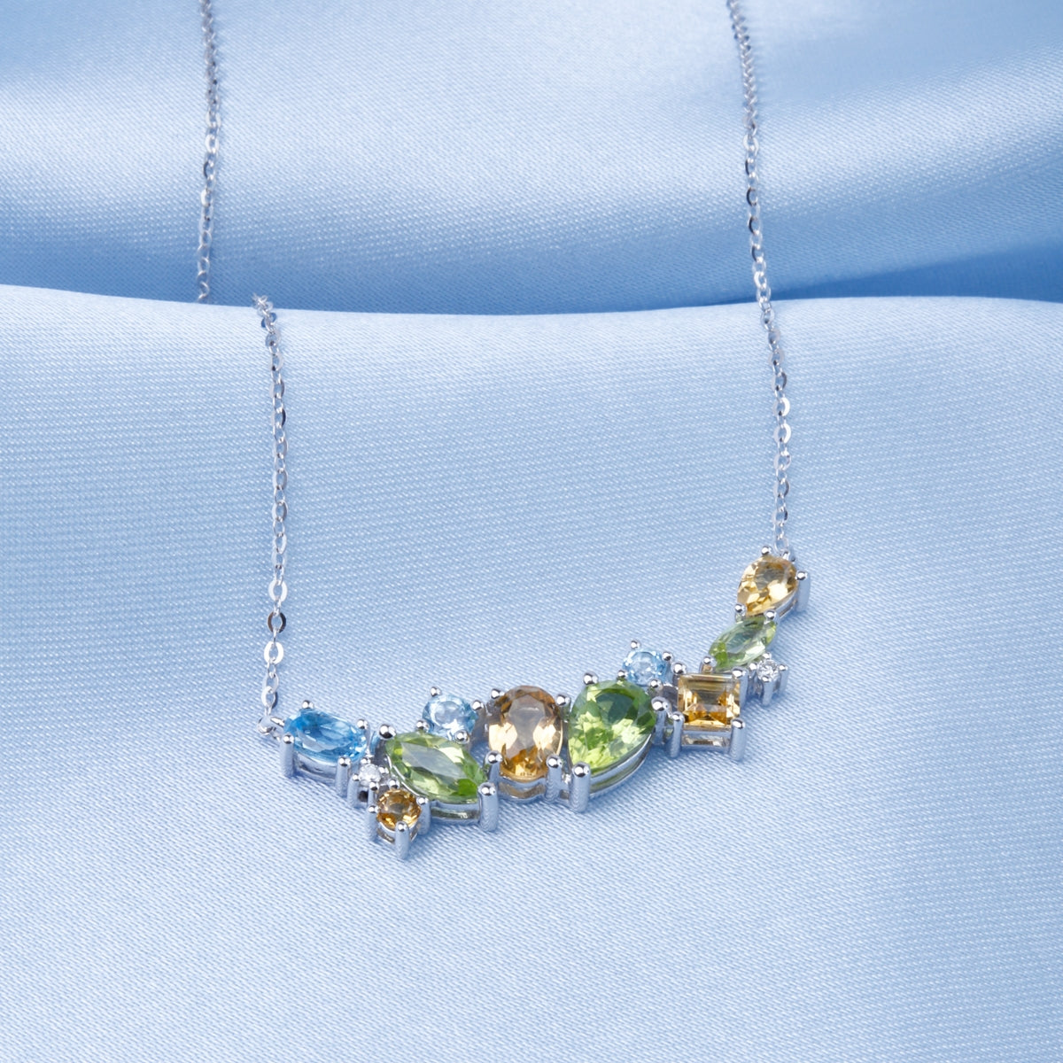 Dainty Multi Color Necklace
